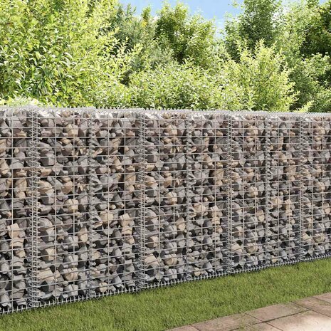 Schanskorf met deksels 100x30x30 cm gegalvaniseerd draad  1