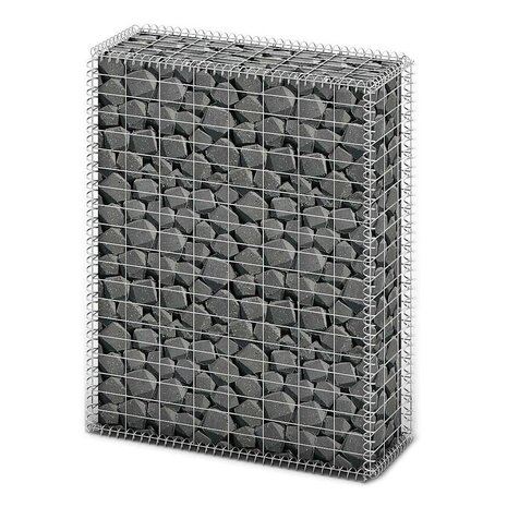 Schanskorf met deksels 100x80x30 cm gegalvaniseerd draad  2