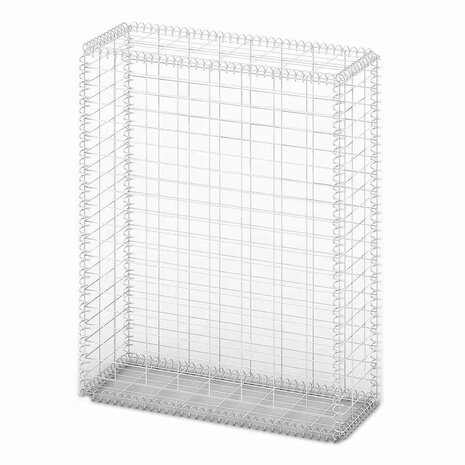 Schanskorf met deksels 100x80x30 cm gegalvaniseerd draad  4