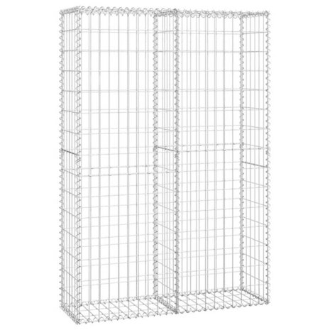 Schanskorf met deksels 150x100x30 cm gegalvaniseerd draad  2