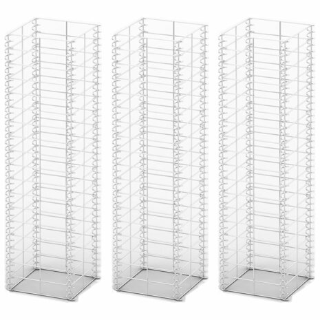 3-delige Schanskorfset 25x25x100 cm gegalvaniseerd draad  2