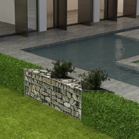 Gabion mand 120x30x50 cm gegalvaniseerd staal 1
