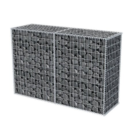 Gabion mand 150x50x100 cm gegalvaniseerd staal 3