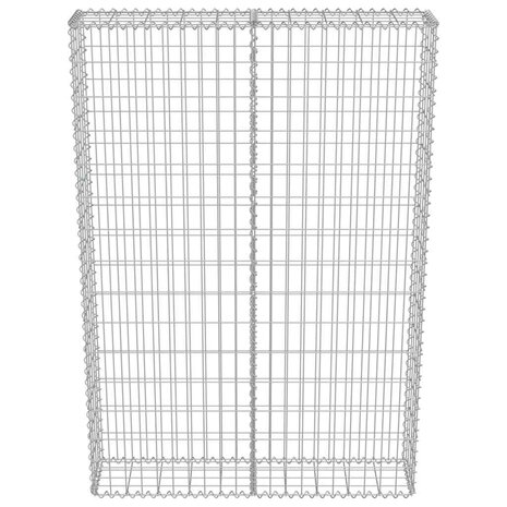 Schanskorfmuur met deksels 100x20x150 cm gegalvaniseerd staal 5