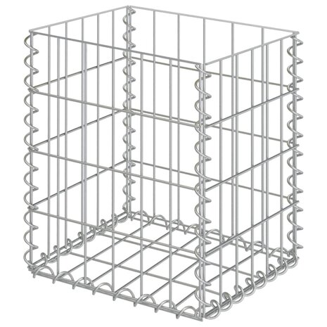 Schanskorven 2 st 30x30x40 cm gegalvaniseerd staal 2