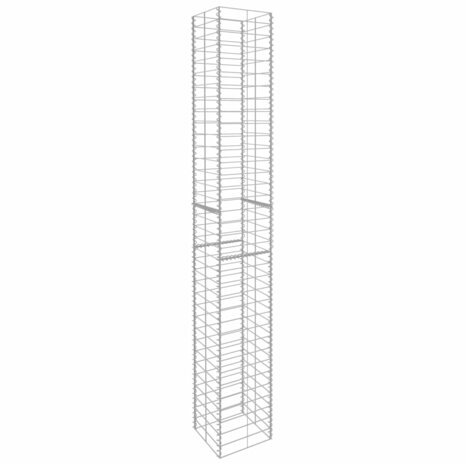 Schanskorven 3 st 25x25x197 cm gegalvaniseerd staal 3