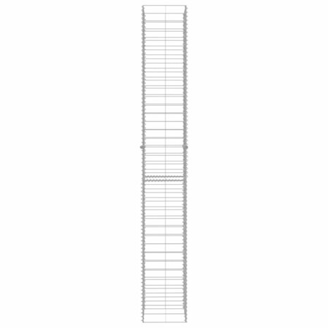 Schanskorven 3 st 25x25x197 cm gegalvaniseerd staal 4