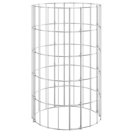 Gabion paal rond Ø30x50 cm gegalvaniseerd staal 2