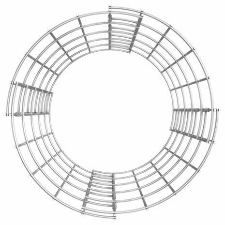 Gabion paal rond Ø30x50 cm gegalvaniseerd staal 4
