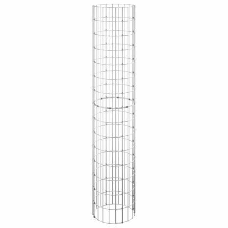 Gabion paal rond Ø30x150 cm gegalvaniseerd staal 2