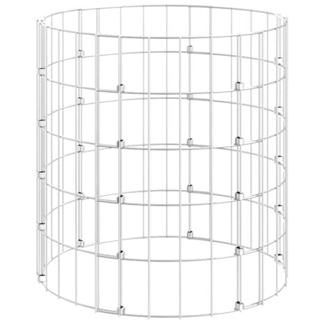 Gabion paal rond Ø50x50 cm gegalvaniseerd staal 2
