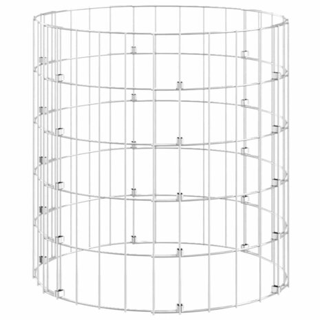 Gabion paal rond Ø50x50 cm gegalvaniseerd staal 3