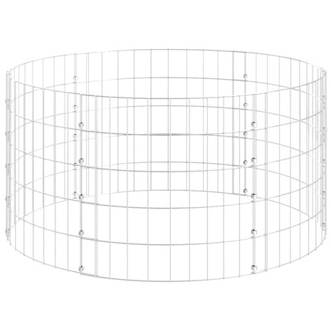 Gabion paal rond Ø100x50 cm gegalvaniseerd staal 2