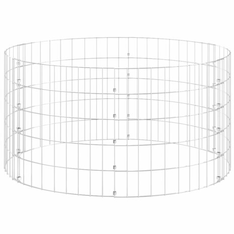 Gabion paal rond Ø100x50 cm gegalvaniseerd staal 3