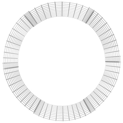Gabion paal rond Ø100x100 cm gegalvaniseerd staal 4