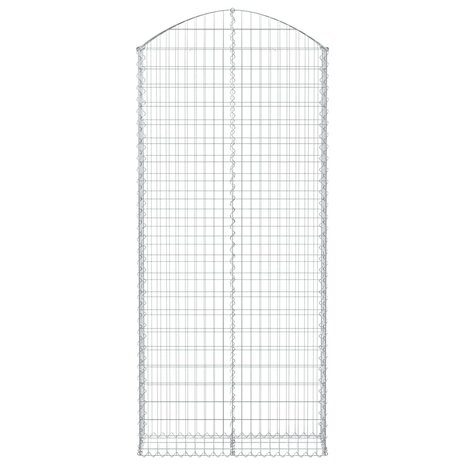 Schanskorf gewelfd 100x30x220/240 cm gegalvaniseerd ijzer 3