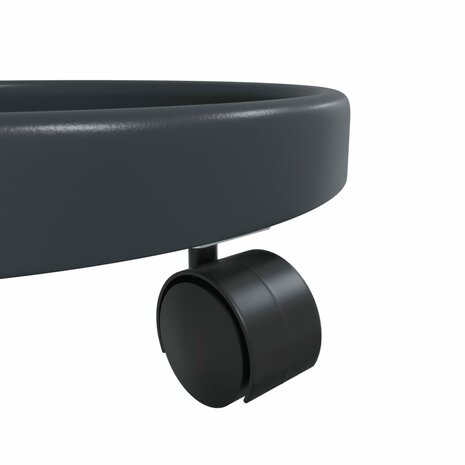 Plantentrolleys 2 st met wielen ø34 cm 35 kg grijs 8