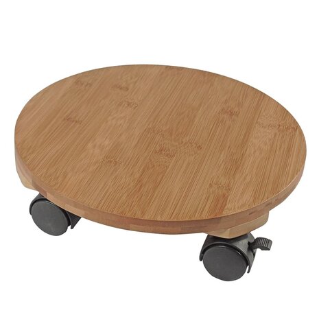 Nature Plantentrolley rond Ø30 cm bruin BPC 2