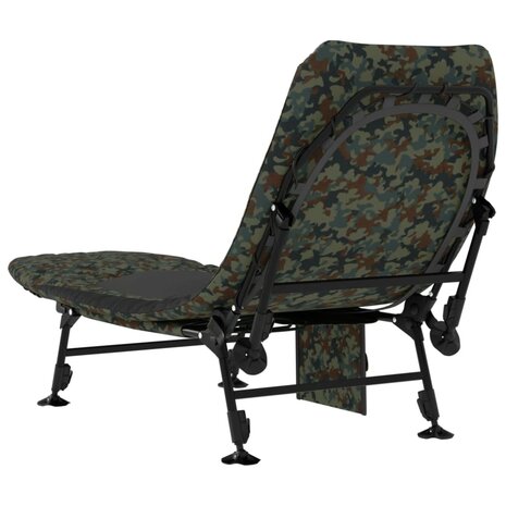 Visbed met verstelbare modderpoten inklapbaar camouflage 5