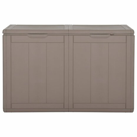 Tuinbox 180 L PP rattan bruin 3