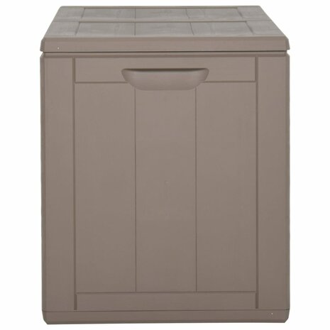 Tuinbox 180 L PP rattan bruin 4