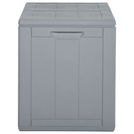 Tuinbox 180 L PP rattan grijs 3