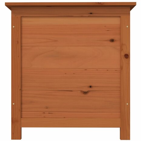 Kussenbox 50x50x56 cm massief vurenhout bruin 3