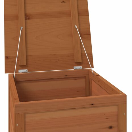 Kussenbox 50x50x56 cm massief vurenhout bruin 6