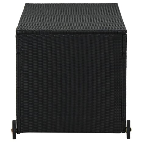 Tuinbox 120x65x61 cm poly rattan zwart 3