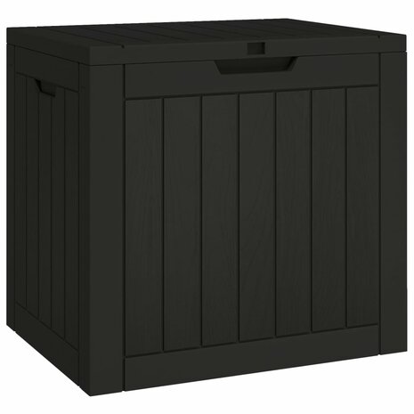 Tuinbox 55,5x43x53 cm polypropeen zwart 2