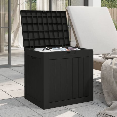 Tuinbox 55,5x43x53 cm polypropeen zwart 3
