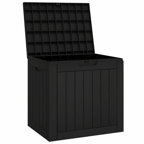 Tuinbox 55,5x43x53 cm polypropeen zwart 4