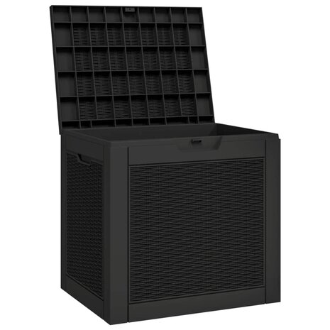 Tuinbox 55,5x43x53 cm polypropeen zwart 4