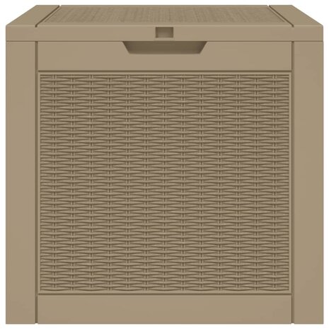 Tuinbox 55,5x43x53 cm polypropeen lichtbruin 5
