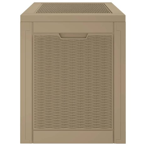 Tuinbox 55,5x43x53 cm polypropeen lichtbruin 6