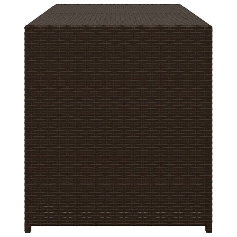 Tuinbox 283 L poly rattan bruin 5