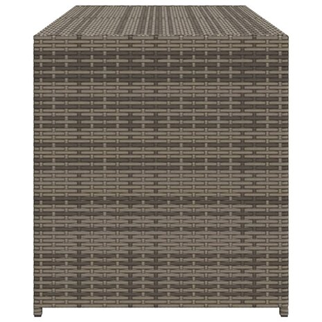 Tuinbox 283 L poly rattan grijs 5