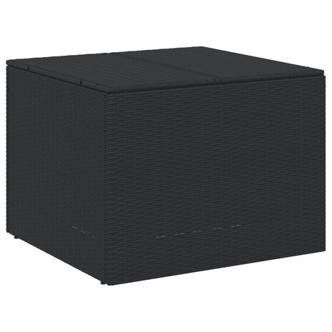 Tuinbox 291 L poly rattan zwart 2