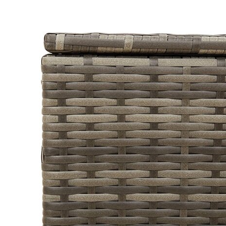 Tuinbox 291 L poly rattan grijs 9
