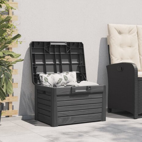Kussenbox 73x50,5x46,5 cm polypropeen antracietkleurig 3