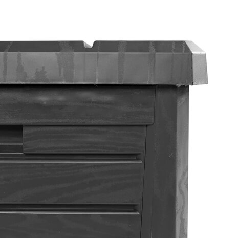 Kussenbox 73x50,5x46,5 cm polypropeen antracietkleurig 9