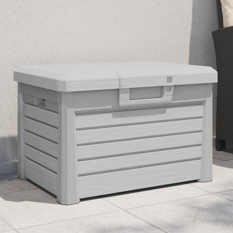 Kussenbox 73x50,5x46,5 cm polypropeen grijs 1