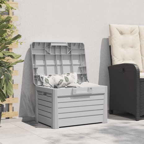 Kussenbox 73x50,5x46,5 cm polypropeen grijs 3