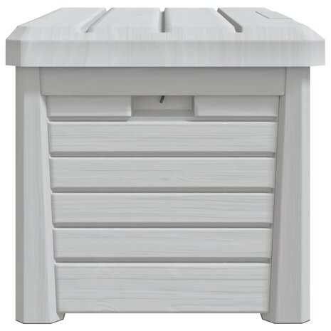 Kussenbox 73x50,5x46,5 cm polypropeen grijs 6