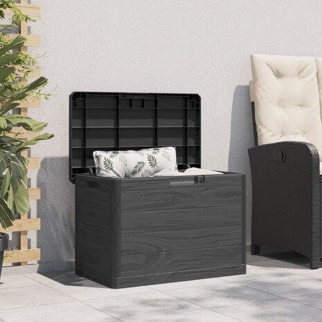 Kussenbox 77,5x44,5x53 cm polypropeen antracietkleurig 3