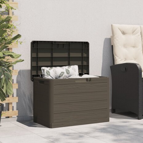 Kussenbox 77,5x44,5x53 cm polypropeen bruin 3