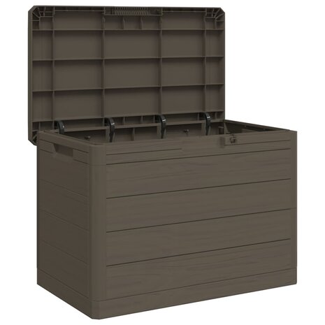 Kussenbox 77,5x44,5x53 cm polypropeen bruin 8