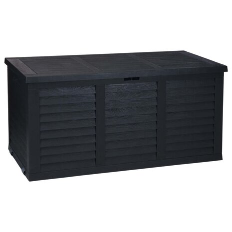 ProGarden Tuinbox met wielen 300 L donkergrijs 2