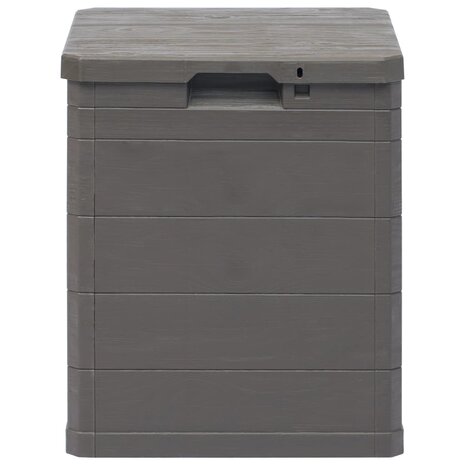 Opbergbox voor in de tuin 90 L bruin 3