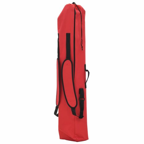 Hangmat met inklapbare standaard rood 5